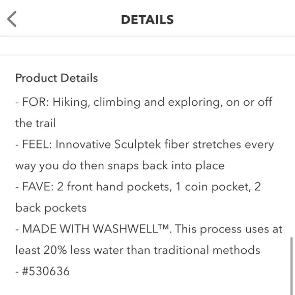 Athleta skinny jeans. - Picture 5 of 9